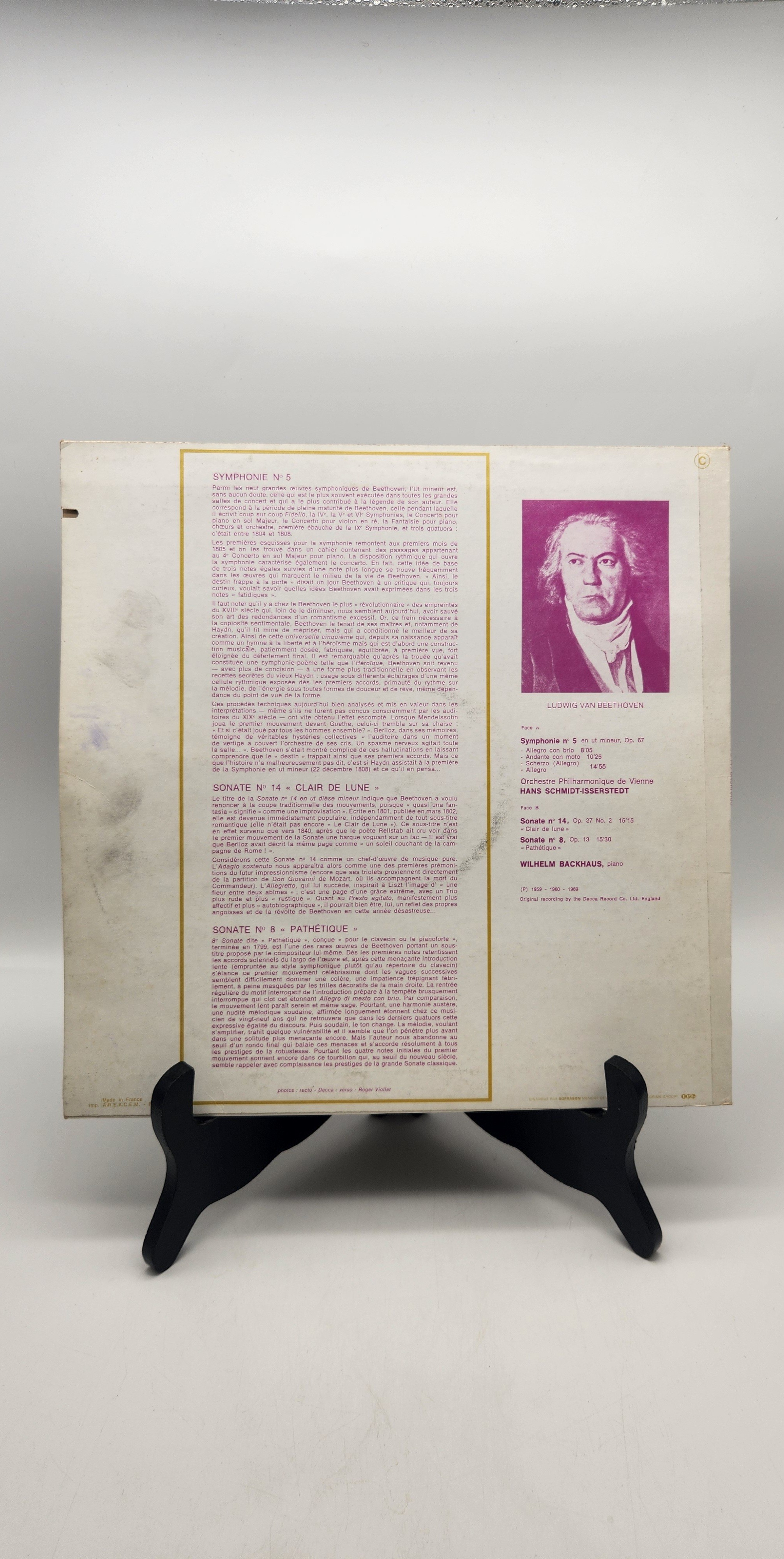 Voir photo 3 de Lots de deux vinyles des symphonies de Beethoven Lots de deux vinyles des symphonies de Beethoven Très bon état - Vue 3 -